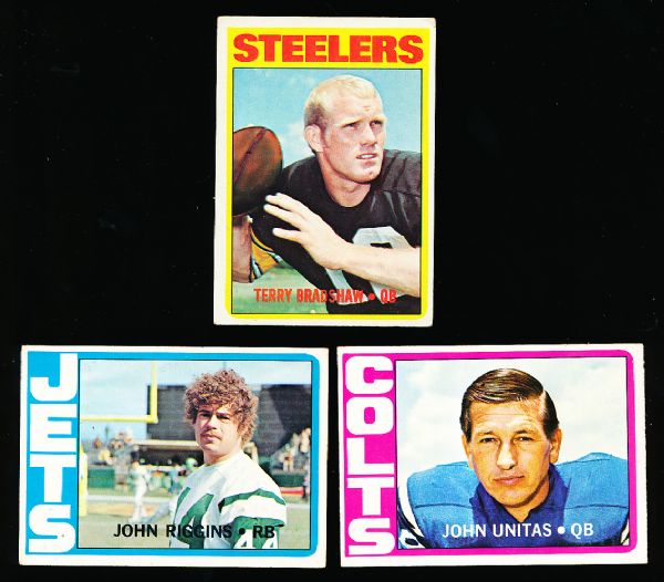 1972 Topps Ftbl.- 8 Diff. Star Cards