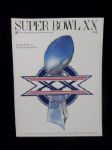 January 26, 1986 Super Bowl XX NFL Program- Chicago vs. New England