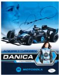 Danica Patrick Autographed Motorola Racing 8” x 10” Handout- JSA Authenticated