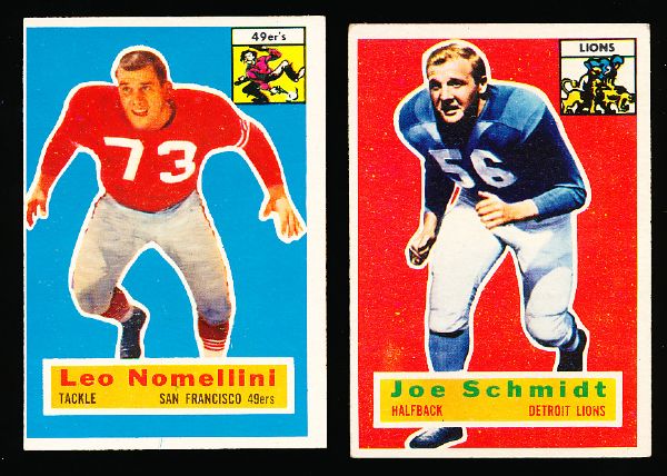 1956 Topps Fb- 2 Diff.