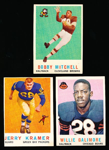 1959 Topps Fb- 10 Diff.