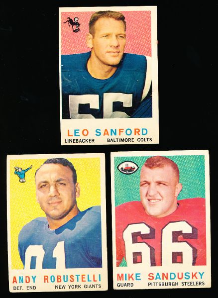 1959 Topps Fb- 19 Diff.
