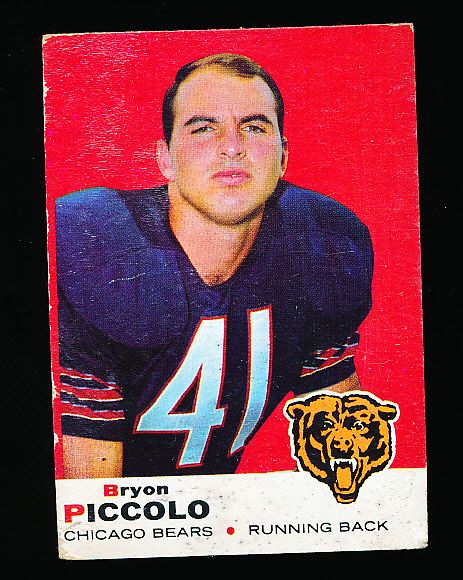 1969 T Fb- #26 Bryan Piccolo, Bears RC
