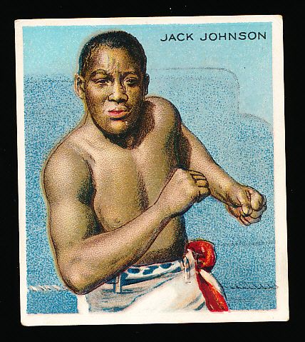 1910 Mecca Champions Boxing- Jack Johnson Blue (Front View)