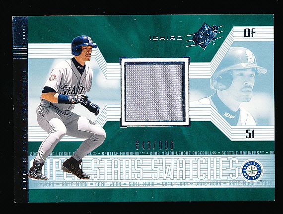 2002 SPx Bsbl. “Super Stars Swatches” #165 Ichiro Suzuki
