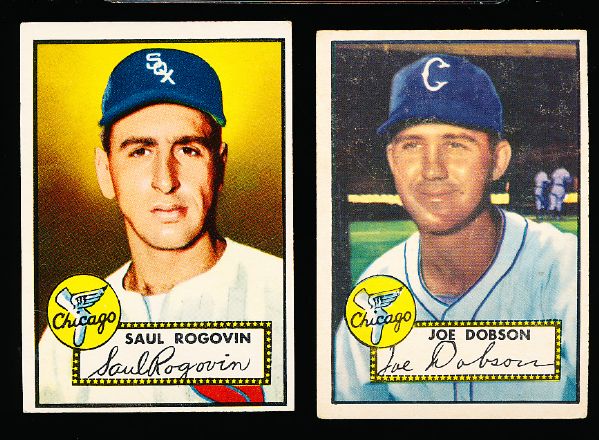 1952 Topps Bb- 2 Cards