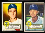1952 Topps Bb- 2 Cards