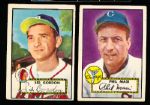 1952 Topps Bb- 2 Cards