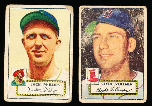 1952 Topps Bb- 2 Diff.