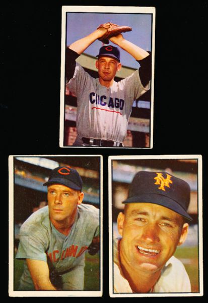 1953 Bowman Bb Color- 3 Diff.