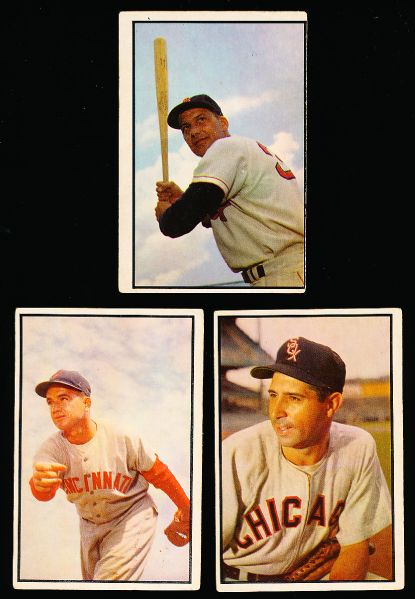 1953 Bowman Bb Color- 4 Diff. Hi#’s