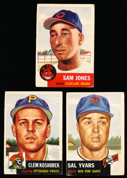 1953 Topps Bb- 4 Diff.