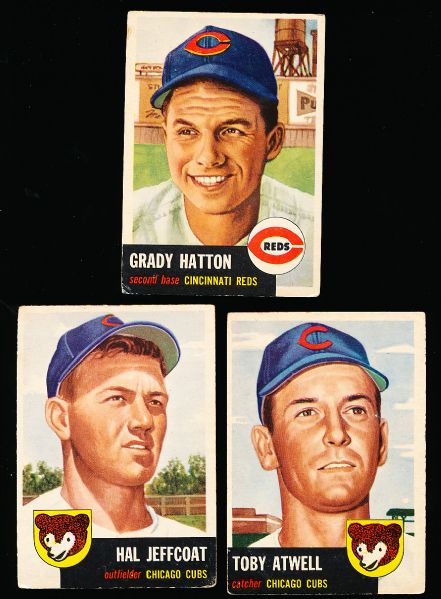 1953 Topps Bb- 4 Diff.