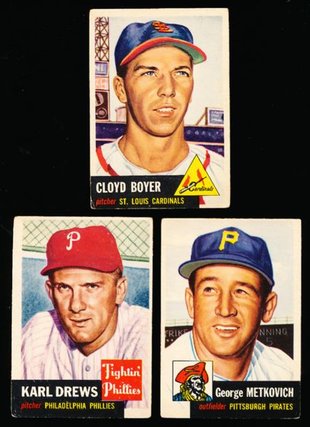 1953 Topps Bb- 4 Diff.