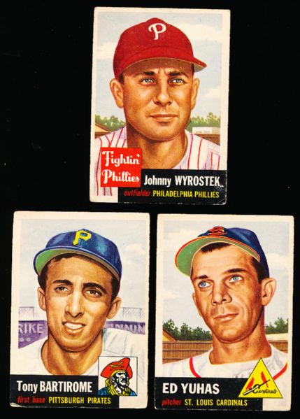 1953 Topps Bb- 6 Diff.