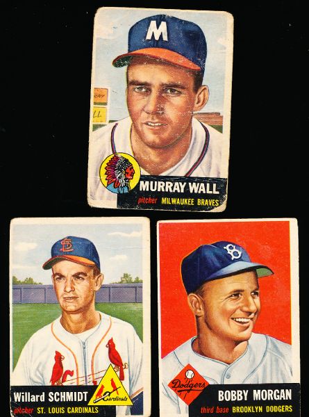 1953 Topps Bb- 6 Diff.