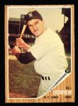 1962 Topps Bb- #110 Bill Skowron, Yankees- 2 Green Tint Variations