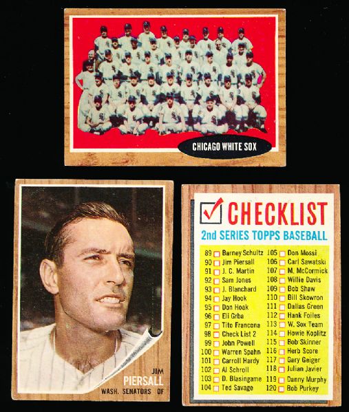 1962 Topps Bb- 30 Diff.