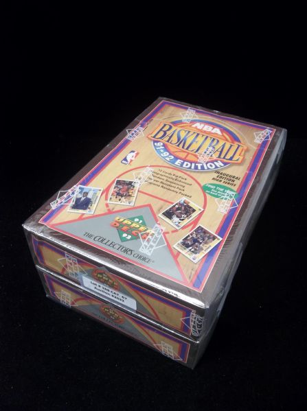 1991-92 Upper Deck Basketball- Two Unopened High Series Wax Boxes