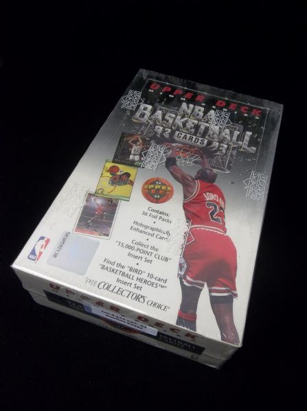 1992-93 Upper Deck Basketball- One Unopened High Series Wax Box