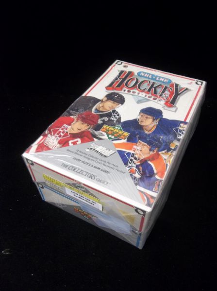 1991-92 Upper Deck Hockey- 1 Unopened Wax Box From Both Series