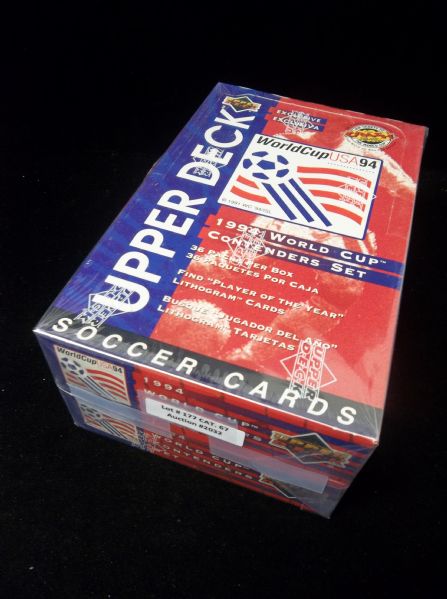 1994 Upper Deck World Cup Soccer- 2 Unopened Bilingual Wax Boxes