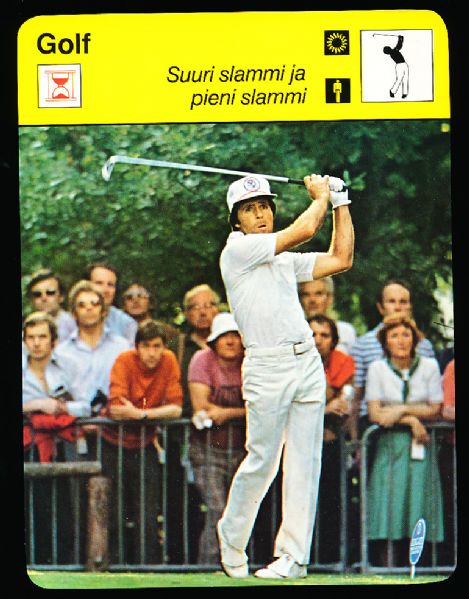 1977-80 Finland Sportscaster Cards- 3 Diff. Golf