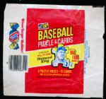 1982 Donruss Baseball Wrappers with Babe Ruth on front- 125 Wrappers