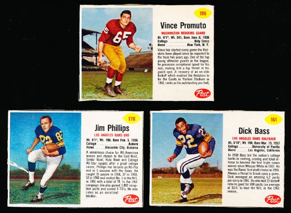 1962 Post Football- 14 Diff