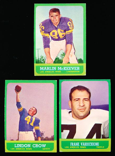 1963 Topps Fb- 16 Diff.