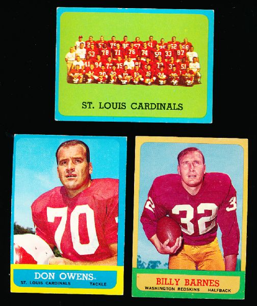 1963 Topps Fb- 20 Diff.