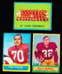 1963 Topps Fb- 20 Diff.