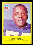 1967 Philly Fb- #90 Deacon Jones, Rams- 4 Cards