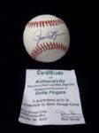 Rollie Fingers Autographed Official AL Bobby Brown Bsbl.