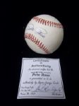 Pete Rose Autographed Official NL William White Bsbl.
