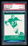 1961 Packers Lake to Lake Ftbl. #16 John Symank- PSA Graded Near Mint-Mint 8.