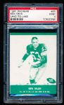 1961 Packers Lake to Lake Ftbl. #25 Ken Iman- PSA Graded Mint 9.