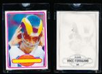 1980 Topps Ftbl. Topps Vault #293 Vince Ferragamo- 2 Diff. Progression Proofs