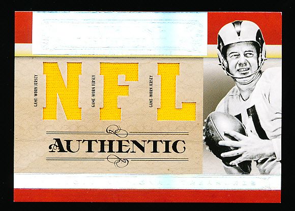 2007 Playoff National Treasures Ftbl. “Timeline” #MVB Norm Van Brocklin- #48/99!