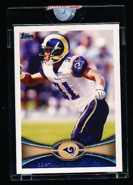 2012 Topps Ftbl. #437 Cortland Finnegan, Rams- Topps Vault Proof 1/1!