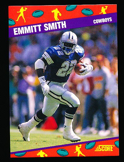 1991 Score National Sports Collectors Convention Ftbl. #1 Emmitt Smith, Cowboys