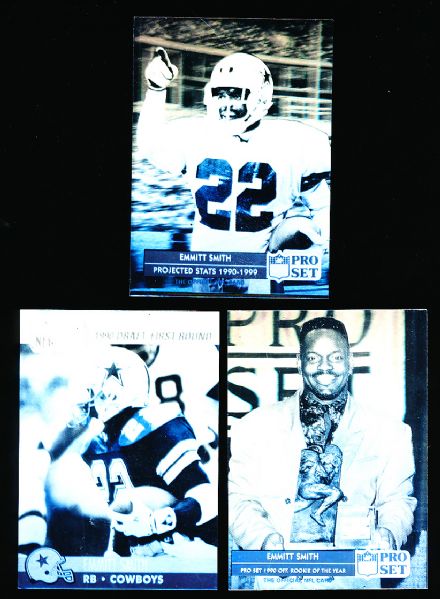 1992 Pro Set Ftbl. “Emmitt Smith Holograms” - 1 Complete Set of 4 Holograms