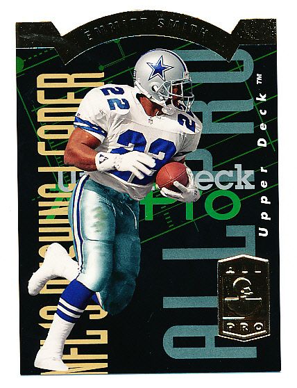 1993 SP Ftbl. “Die-Cuts” #AP7 Emmitt Smith, Cowboys