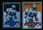 1994 Collector’s Edge Ftbl. “Edge F/X” #4 Emmitt Smith Cowboys- 9 Diff. Versions