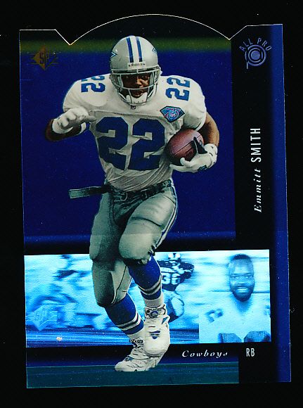 1994 SP Ftbl. “Holoview Die-Cut” #10 Emmitt Smith, Cowboys