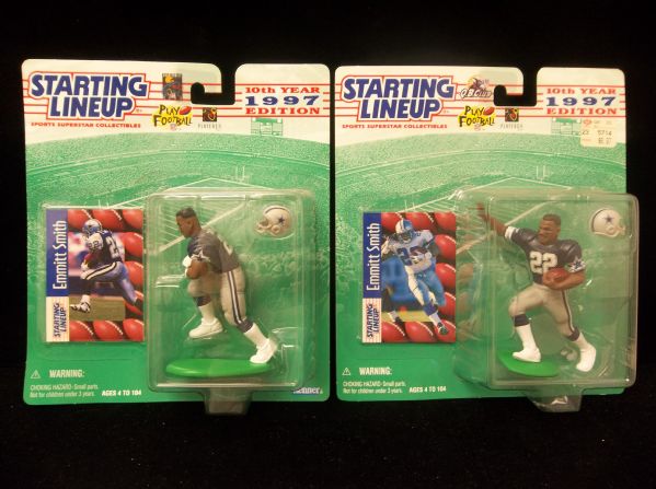 1997 Starting Lineup Ftbl. Emmitt Smith- 2 Diff.