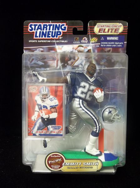 2000 Starting Lineup Elite Ftbl.- Emmitt Smith, Cowboys
