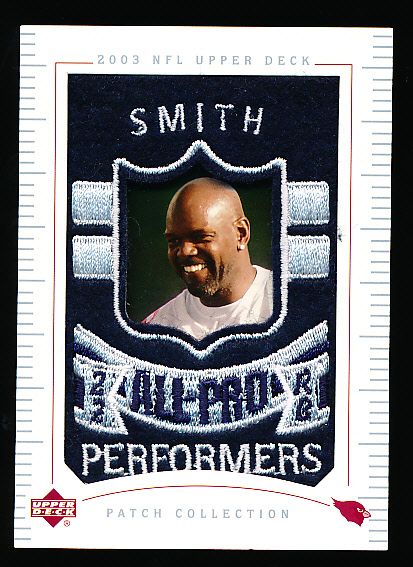 2003 UD Patch Collection Ftbl. #156 Emmitt Smith, Cardinals