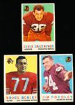 1959 Topps Fb- 12 Diff.