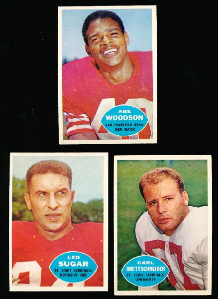1960 Topps Fb- 15 Diff.